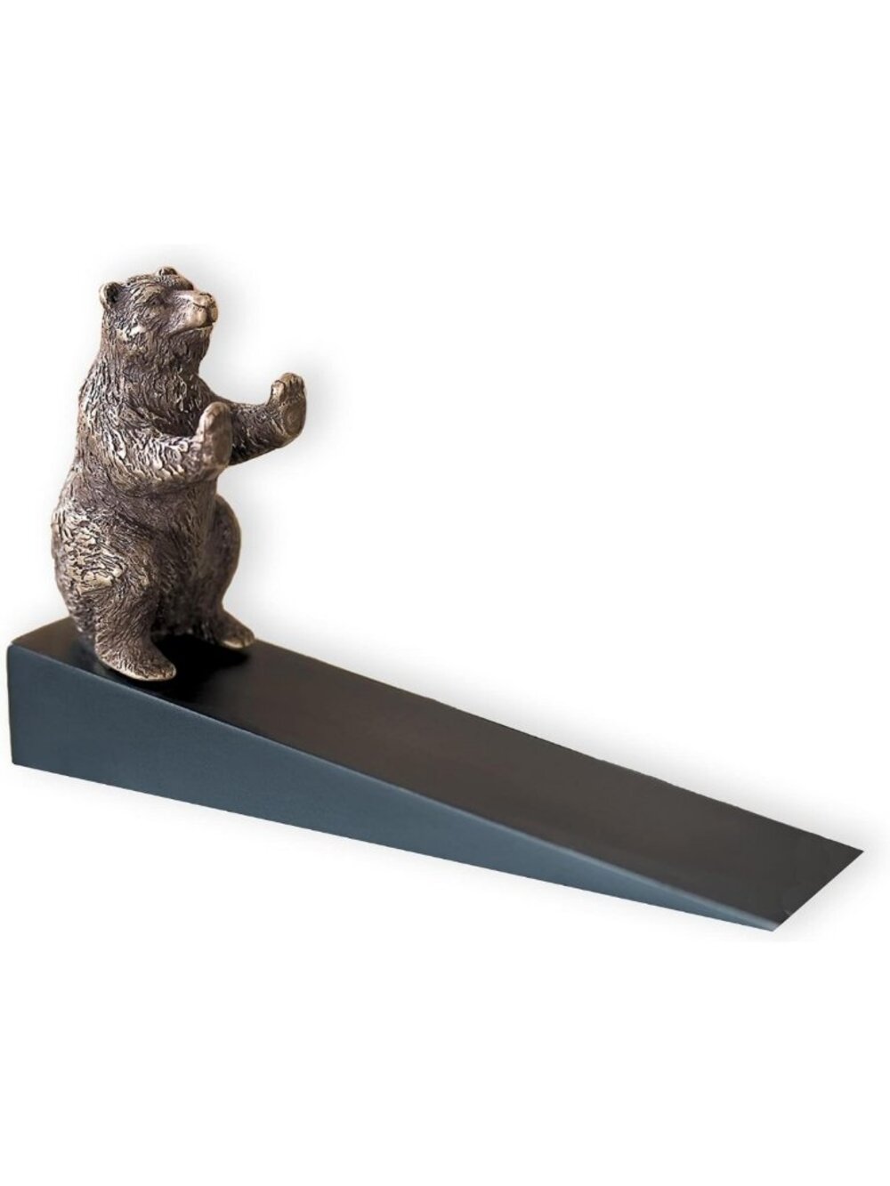 Cute Bear Doorstop | Decorative Home Accent | Heavyweight & Functional Decor